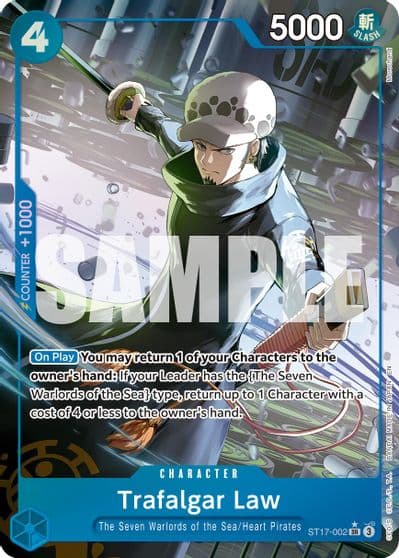 Trafalgar Law ST17 002 Alternate Art Premium Booster -The Best- Vol. 2 One Piece card