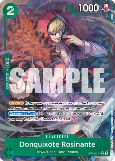 Donquixote Rosinante Alternate Art Premium Booster -The Best- Vol. 2 One Piece card