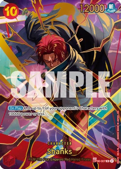 Shanks SP Premium Booster -The Best- Vol. 2 One Piece card