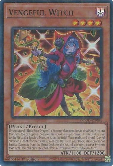 Vengeful Witch Doom of Dimensions Yu-Gi-Oh! card
