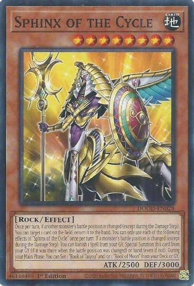 Sphinx of the Cycle Doom of Dimensions Yu-Gi-Oh! card