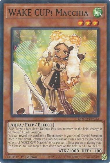 WAKE CUP Macchia Doom of Dimensions Yu-Gi-Oh! card