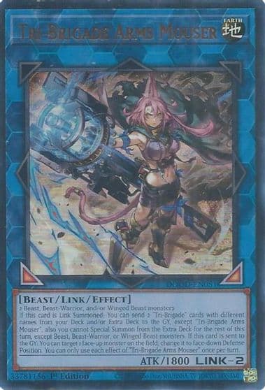 Tri Brigade Arms Mouser Doom of Dimensions Yu-Gi-Oh! card