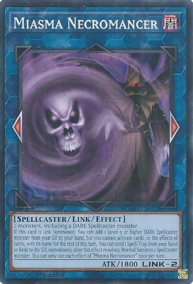 Miasma Necromancer Doom of Dimensions Yu-Gi-Oh! card