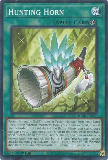 Hunting Horn Doom of Dimensions Yu-Gi-Oh! card