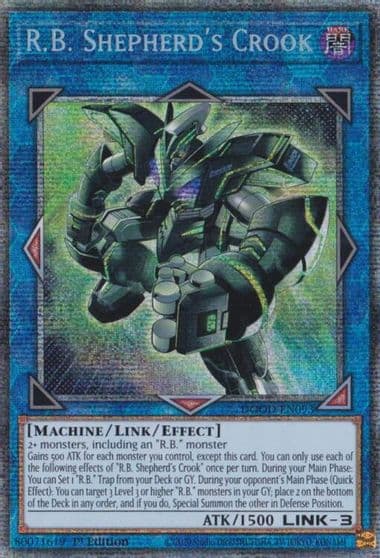 RB Shepherds Crook Starlight Rare Doom of Dimensions Yu-Gi-Oh! card