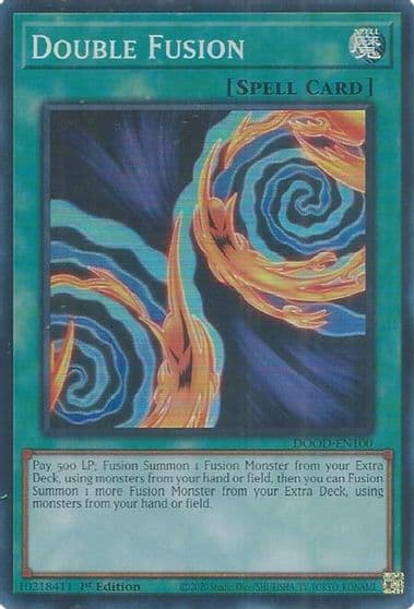 Double Fusion Doom of Dimensions Yu-Gi-Oh! card