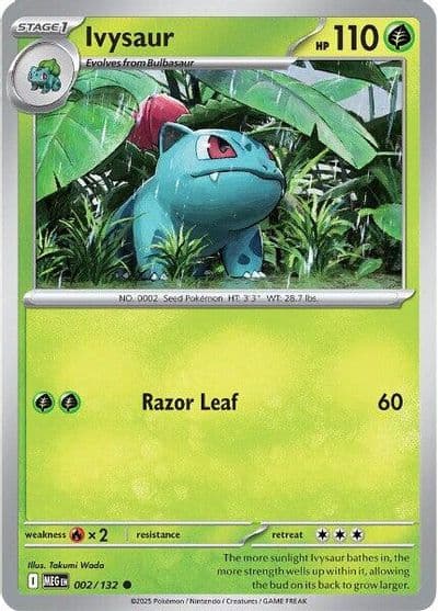 Ivysaur ME01: Mega Evolution Pokemon card