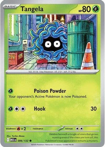 Tangela ME01: Mega Evolution Pokemon card