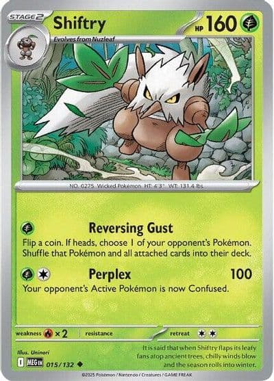 Shiftry ME01: Mega Evolution Pokemon card