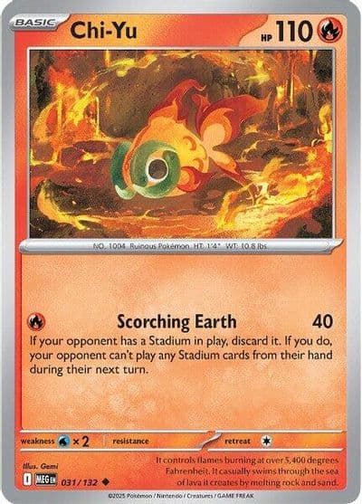 Chi-Yu ME01: Mega Evolution Pokemon card