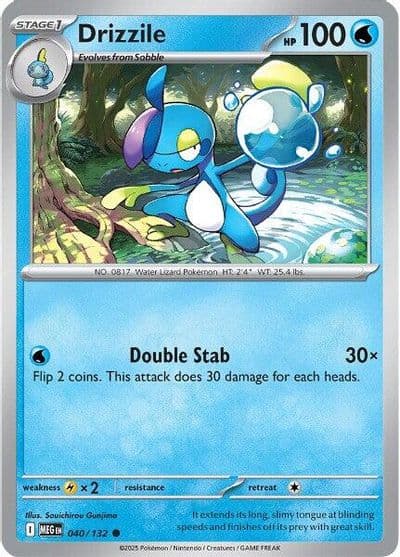 Drizzile ME01: Mega Evolution Pokemon card