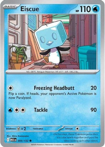 Eiscue ME01: Mega Evolution Pokemon card