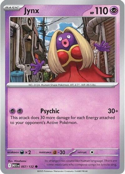 Jynx ME01: Mega Evolution Pokemon card