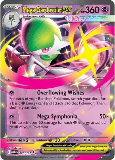 Mega Gardevoir ex ME01: Mega Evolution Pokemon card
