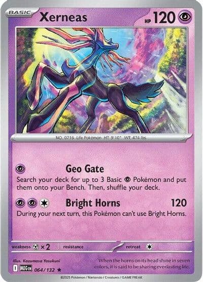 Xerneas ME01: Mega Evolution Pokemon card