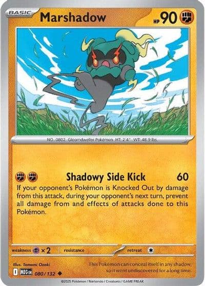 Marshadow ME01: Mega Evolution Pokemon card