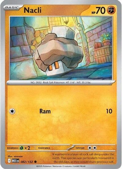 Nacli ME01: Mega Evolution Pokemon card