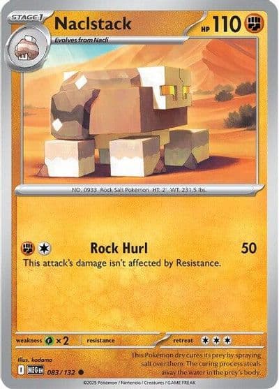 Naclstack ME01: Mega Evolution Pokemon card