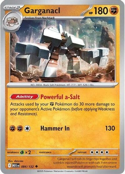 Garganacl ME01: Mega Evolution Pokemon card