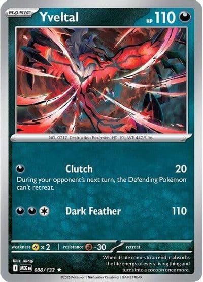 Yveltal ME01: Mega Evolution Pokemon card