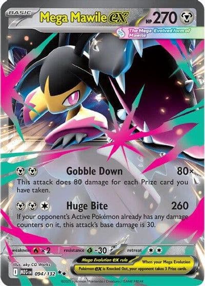 Mega Mawile ex ME01: Mega Evolution Pokemon card