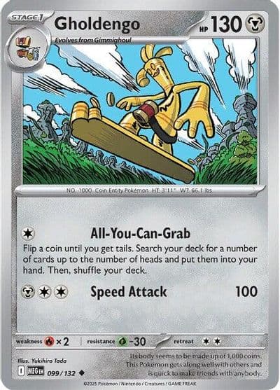 Gholdengo ME01: Mega Evolution Pokemon card