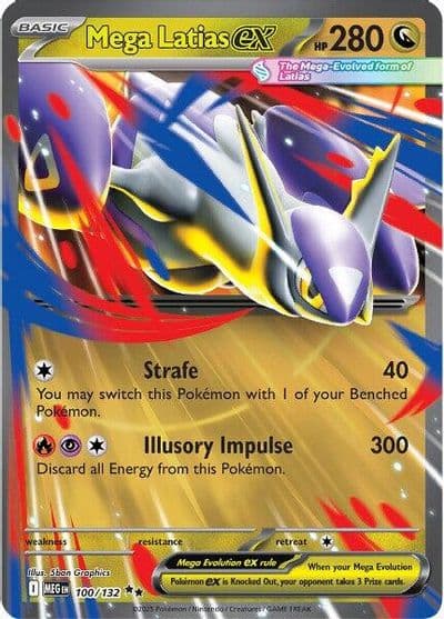 Mega Latias ex ME01: Mega Evolution Pokemon card