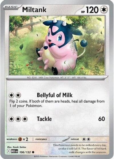 Miltank ME01: Mega Evolution Pokemon card