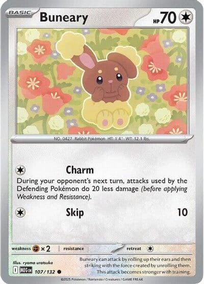 Buneary ME01: Mega Evolution Pokemon card