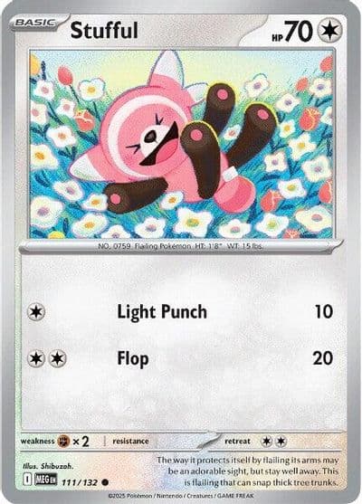 Stufful ME01: Mega Evolution Pokemon card