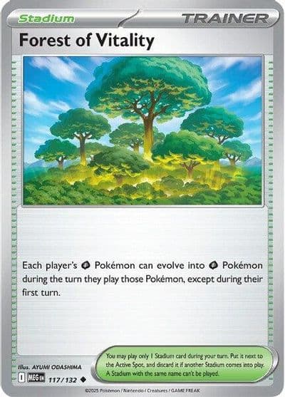 Forest of Vitality ME01: Mega Evolution Pokemon card