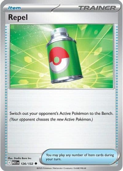Repel ME01: Mega Evolution Pokemon card