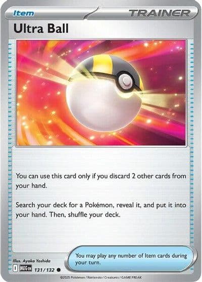 Ultra Ball ME01: Mega Evolution Pokemon card