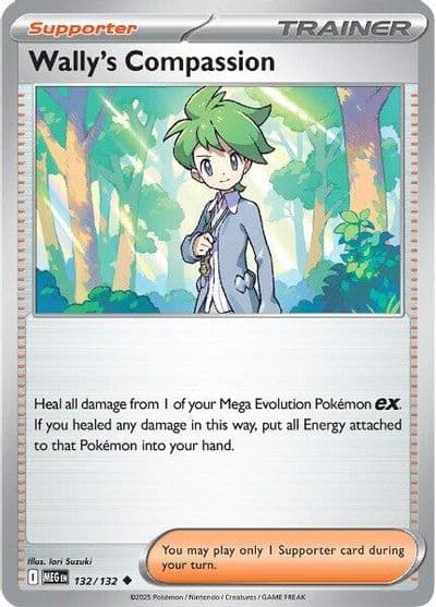Wally's Compassion ME01: Mega Evolution Pokemon card