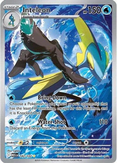 Inteleon ME01: Mega Evolution Pokemon card