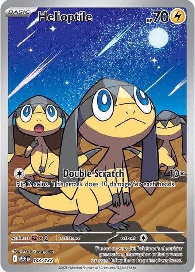 Helioptile ME01: Mega Evolution Pokemon card