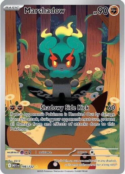 Marshadow ME01: Mega Evolution Pokemon card