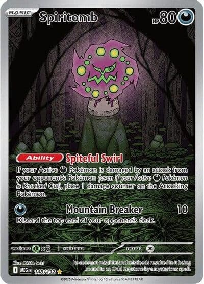 Spiritomb ME01: Mega Evolution Pokemon card