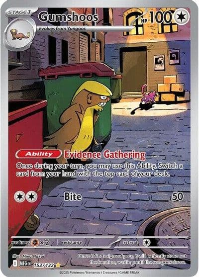 Gumshoos ME01: Mega Evolution Pokemon card
