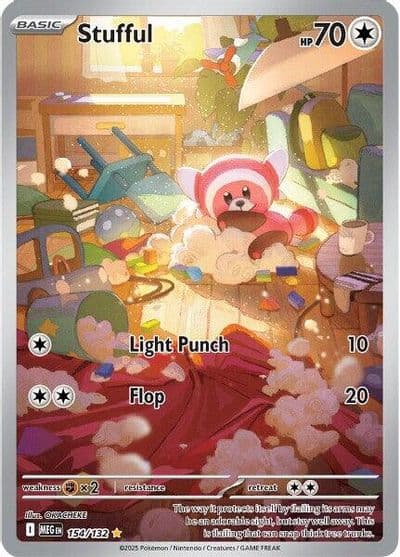 Stufful ME01: Mega Evolution Pokemon card