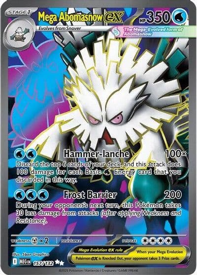 Mega Abomasnow ex ME01: Mega Evolution Pokemon card