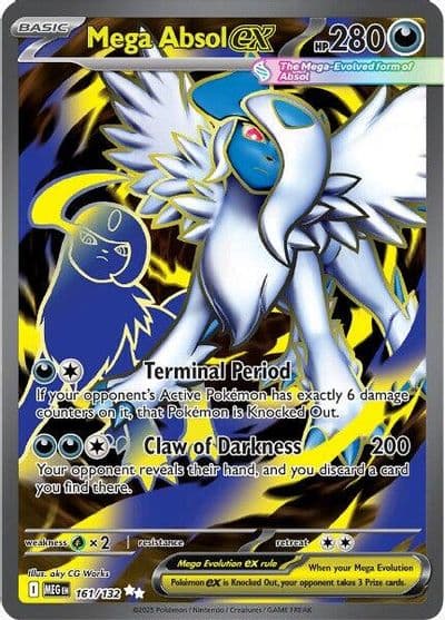 Mega Absol ex ME01: Mega Evolution Pokemon card