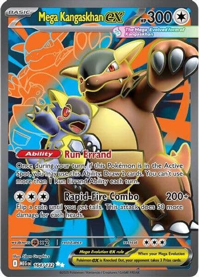 Mega Kangaskhan ex ME01: Mega Evolution Pokemon card