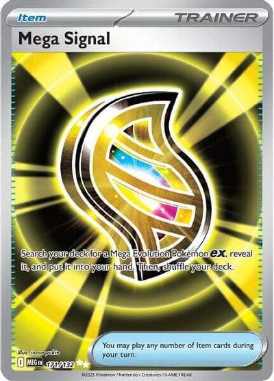 Mega Signal ME01: Mega Evolution Pokemon card