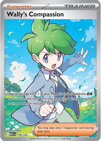 Wally's Compassion ME01: Mega Evolution Pokemon card