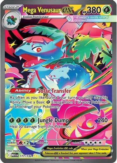 Mega Venusaur ex ME01: Mega Evolution Pokemon card