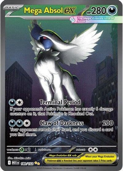 Mega Absol ex ME01: Mega Evolution Pokemon card