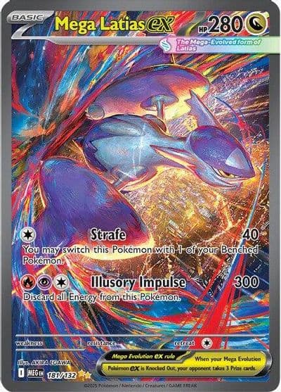 Mega Latias ex ME01: Mega Evolution Pokemon card