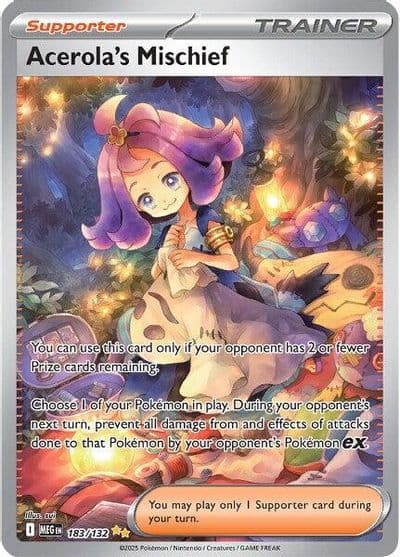 Acerola's Mischief ME01: Mega Evolution Pokemon card